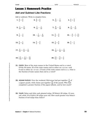 Chapter 8: Solutions of Equations. . Lesson 3 homework 15 answer key